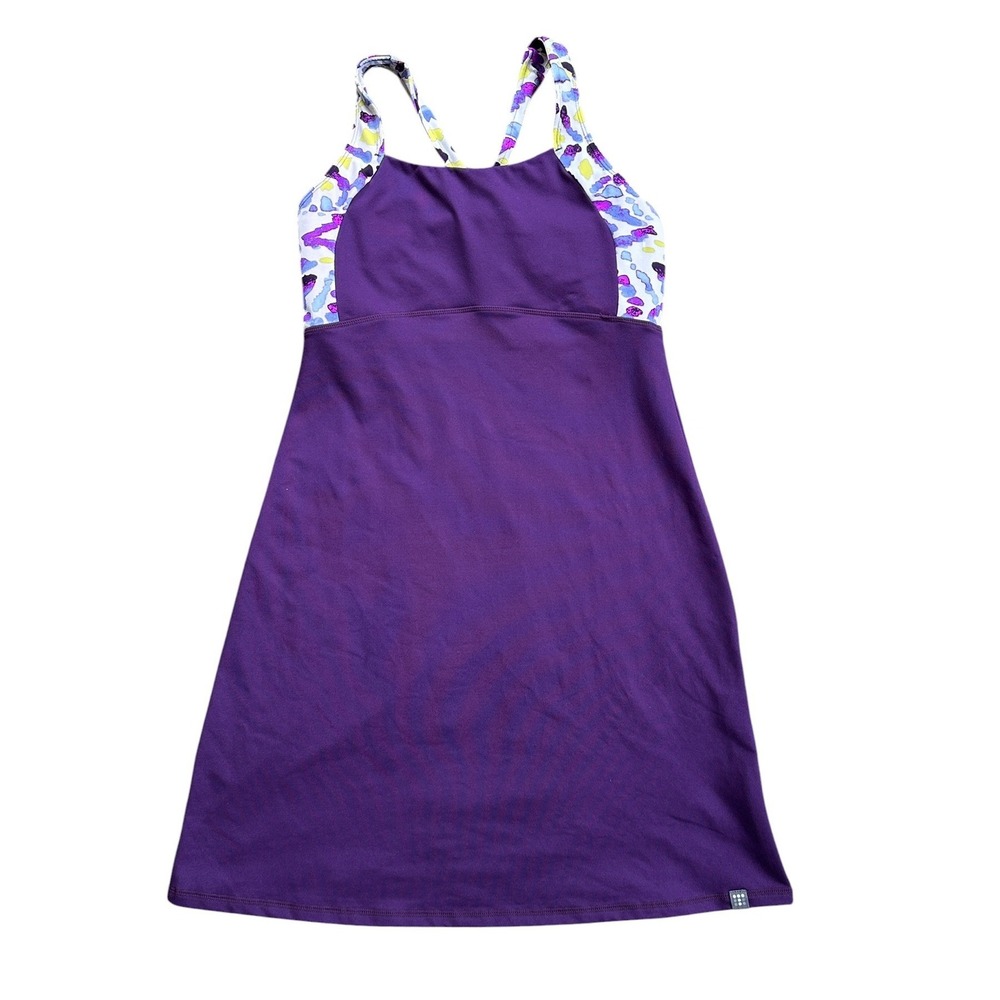Title Nine Dream Active Dress Wmns Medium Purple‎ Abstract Athletic Excellent